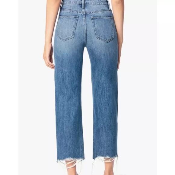 Joe’s Jeans The Blake High Rise Wide Leg Crop Jeans Raw Edge Hem Size 26 - Picture 10 of 10